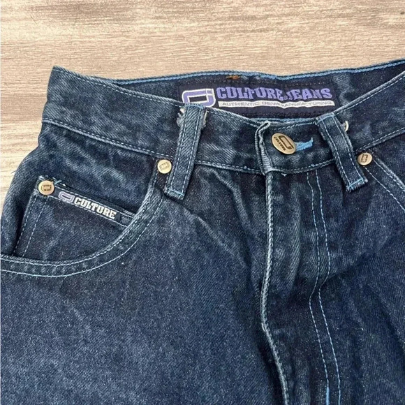 Vtg Y2K Baggy Wide Leg Loose Fit Carpenter Jeans Size Boys 7 Skater Y2K Culture - Picture 4 of 10